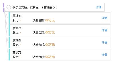 泰寧縣龍翔開發食品廠 普通合伙